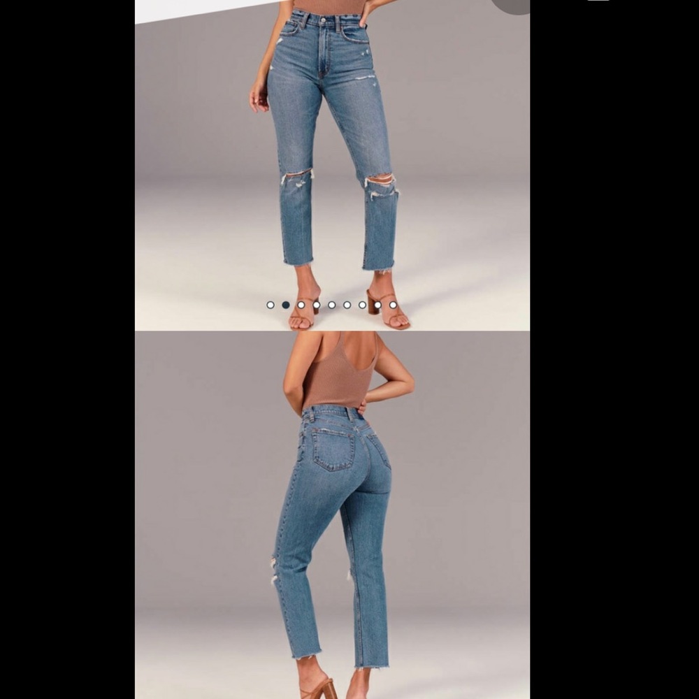 Abercrombie Curve Love Ultra Hi Rise Straight